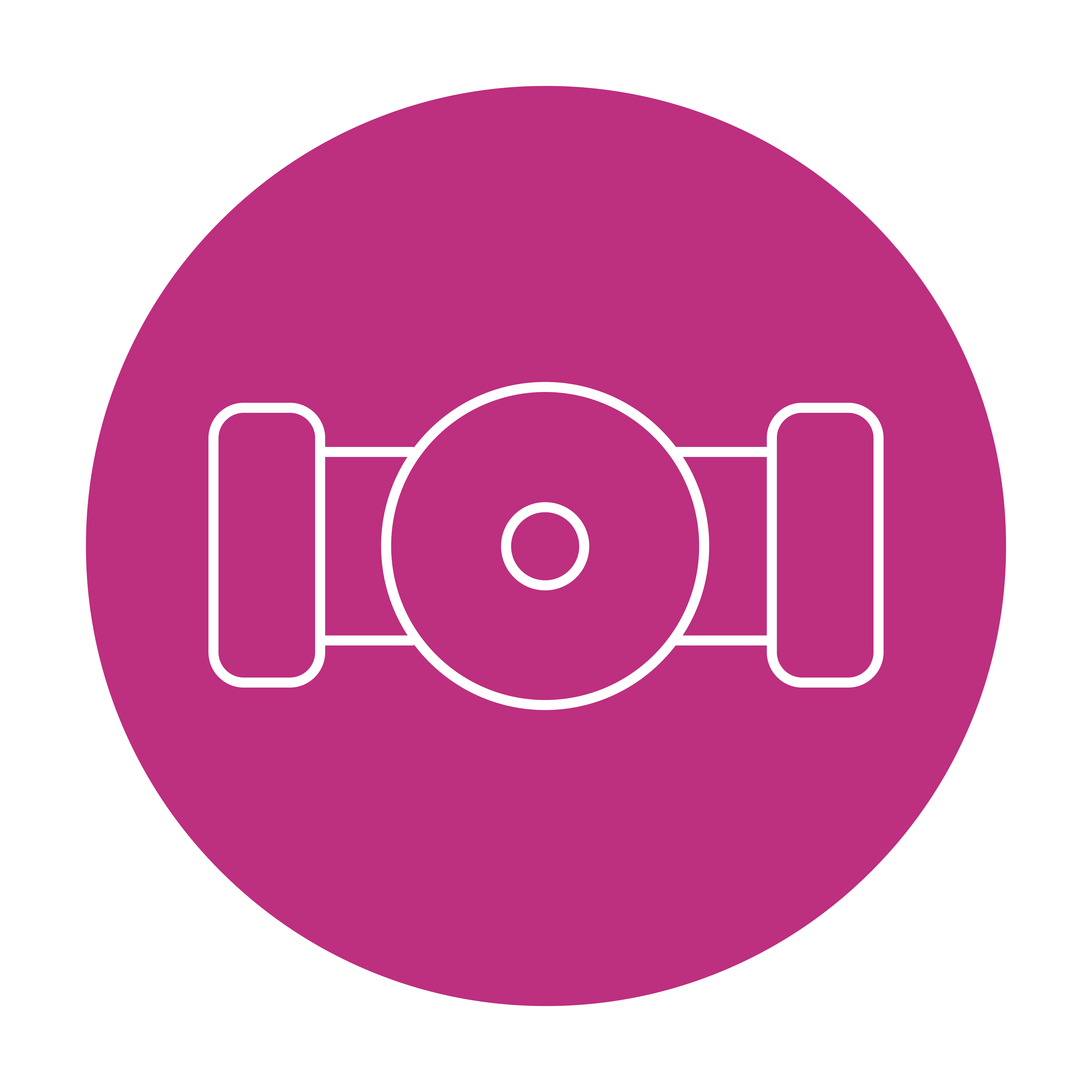 Açık kırmızı renkte sirkülasyon sistemleri simgesi