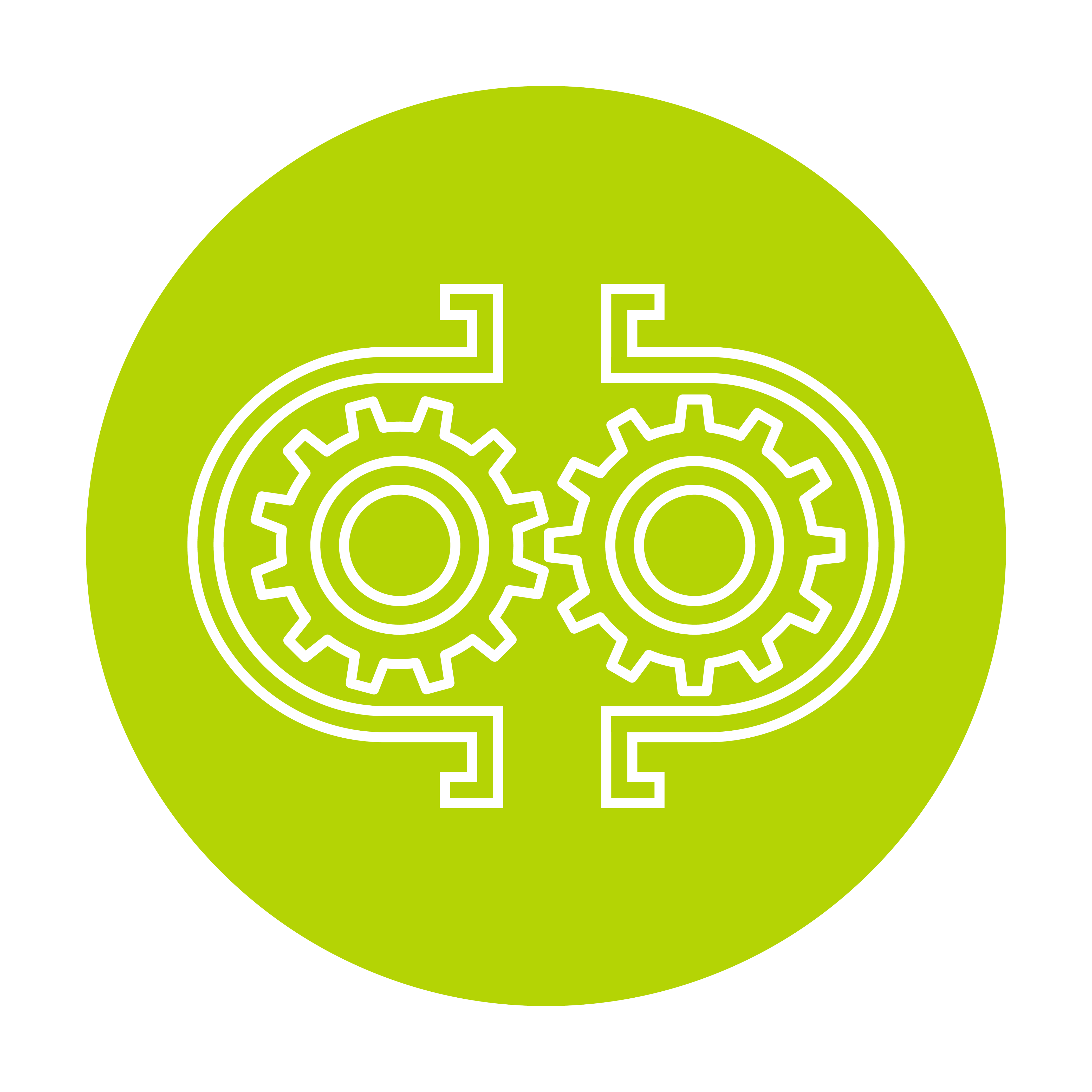 Açık yeşil renkte hidrolik simgesi