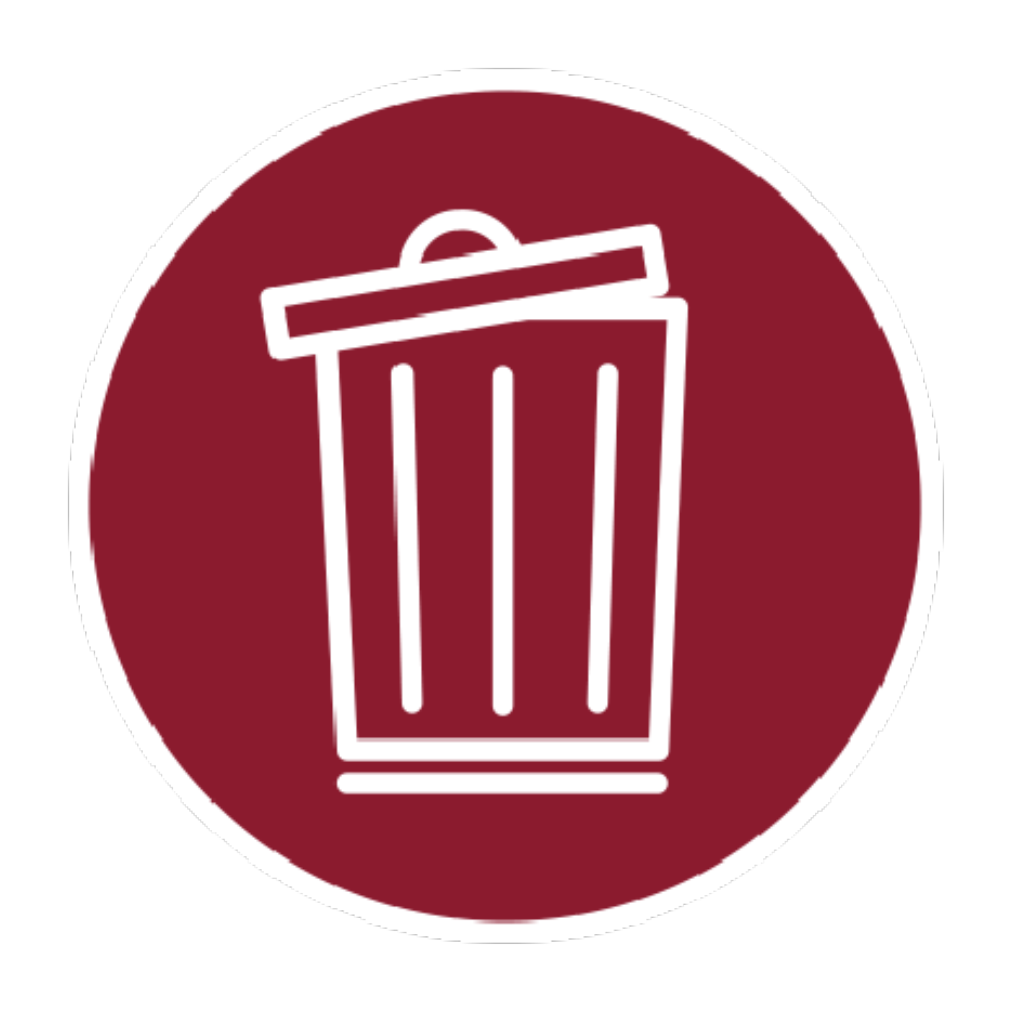 Kapağı hafifçe eğik olan bir kutunun çizimi